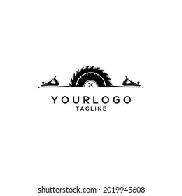 Woodworking Logo, Circular Saw Logo, Carpenter Logo
