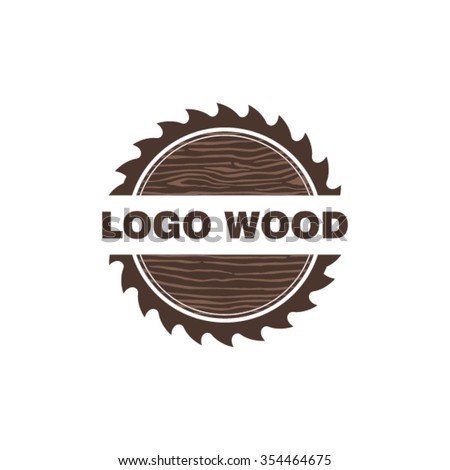 Woodworking Logo Design Stock Vector (Royalty Free 