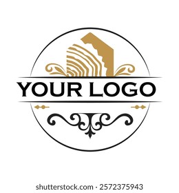 woodworking logo eps editable file