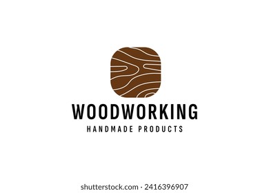 woodworking logo vector icon illustration