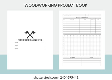 Woodworking Project Book kdp Interior