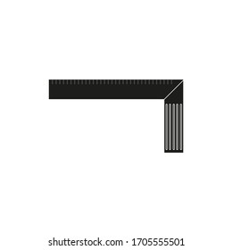 woodworking square. illustration for web and mobile design.