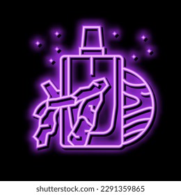 woody notes perfume neon light sign vector. woody notes perfume illustration