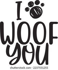 I Woof You For Cat eps File