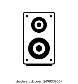 Icono de Woofer ilustrado sobre fondo