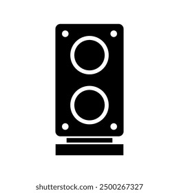 Icono de Woofer ilustrado sobre fondo