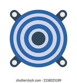 Woofer Vector icon which is suitable for commercial work and easily modify or edit it

