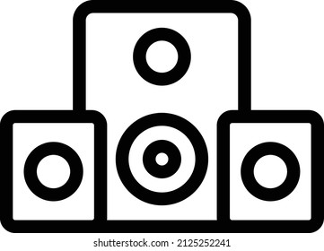 Woofer Vector Illustration On Transparent Background Stock Vector ...