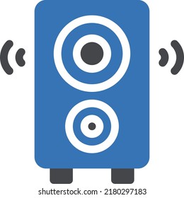 Woofer Vector illustration on a transparent background.Premium quality symbols.Glyphs vector icon for concept and graphic design.
