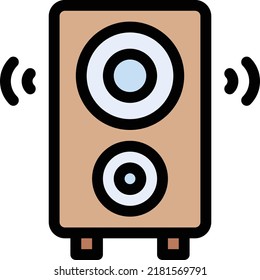 Woofer Vector illustration on a transparent background.Premium quality symmbols.Stroke vector icon for concept and graphic design.