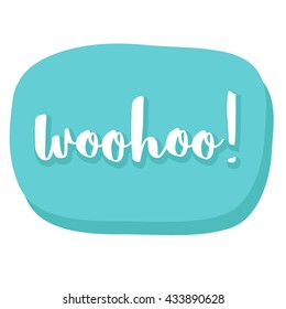 ¡Guau! (Plantilla de diseño de ilustración de vectores de pincel)