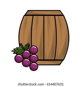 wool barrel wine with grape fruit