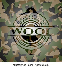 Wool camouflage emblem
