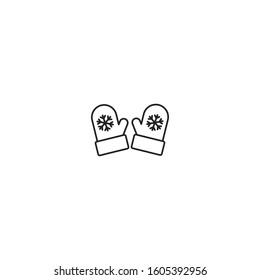 Wool clothing line vector icon