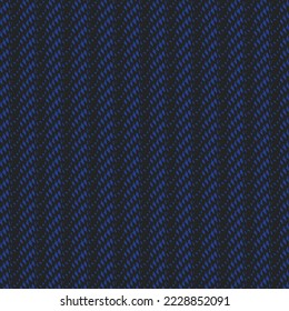 Cama de lana o algodón con rayas negras y azules. Tejidos abstractos de punto. Textura sudadera o jersey.