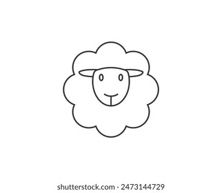 Wool, fabric icon. Vector illustration.