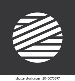 Wollsymbol auf grauem Hintergrund