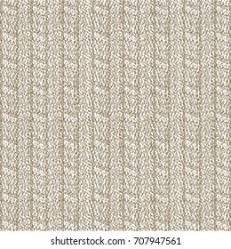 Wool jersey with vertical pattern. Monochrome. Abstract vector.