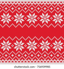 Wool knitted sweater background illustration with a copy space, Christmas and holiday design template