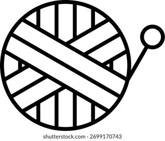 Wool Line vector Icon Design