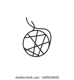 Wool logo template vector icon design