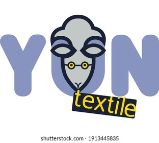 wool logotype textile sheep logo y u n 