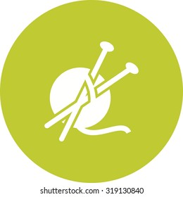 Wool, soft, craft icon vector image. Can also be used for household objects. Suitable for use on web apps, mobile apps and print media.