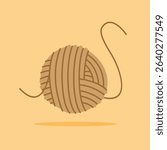 wool string ball, thin thread for tying letters, linen ball, hobby of dressing up handmade items