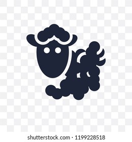 Wool transparent icon. Wool symbol design from Sew collection. Simple element vector illustration on transparent background.