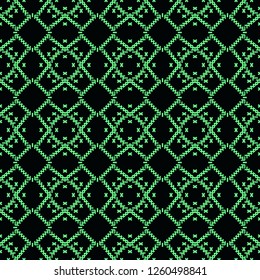 Wool turquoise color texture background. Seamless knitted background. Illustration for design, backgrounds, wallpaper. Vector illustration. eps10