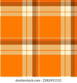 Wool vector background pattern, greeting card fabric check seamless. Place tartan plaid texture textile in bright and blanched almond colors palette.