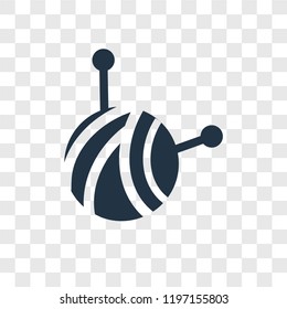 Wool vector icon isolated on transparent background, Wool transparency logo concept