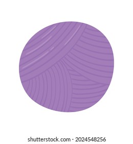 wool yarn ball icon isolated