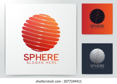 hilados de lana, logo de esfera Diseña la inspiración Aislada sobre fondo blanco