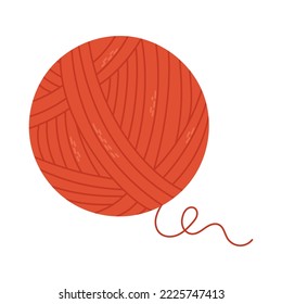 Wool yarns. Knitting tool. Hobby time, handmade things