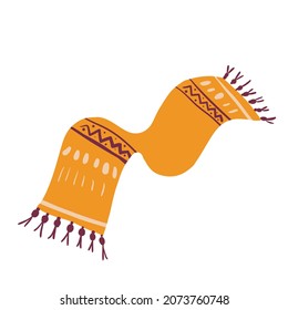 Escarcha de punto lana. Ilustración vectorial en estilo plano para icono, logotipo, impresión, icono, tarjeta, emblema, etiqueta, web. soplo de Navidad