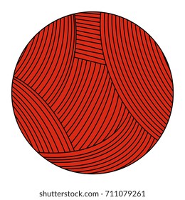 woolen roll isolated icon