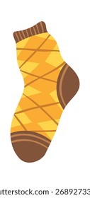 Woolen sock winter garment design