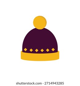Woolen winter hat graphic by Illustrator