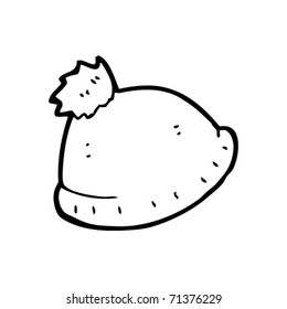 caricatura de sombrero lobo