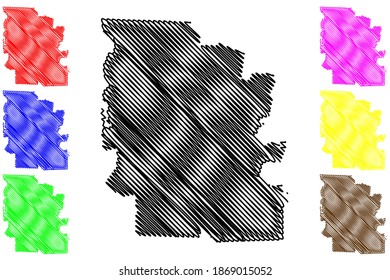 Worcester County, Commonwealth of Massachusetts (US County, Vereinigte Staaten von Amerika, USA, USA), Karte, Vektorgrafik, Skizze Worcester Karte