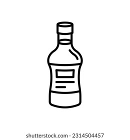 Worcestershire Sauce icon in vector. Illustration