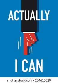 Word ACTUALLY I CAN