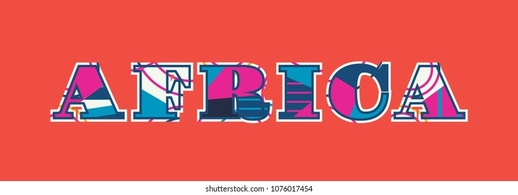 word-africa-concept-written-colorful-abstract-stock-vector-royalty