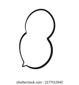 
word balloon illustration for comics
