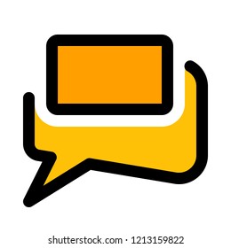 word balloon notification