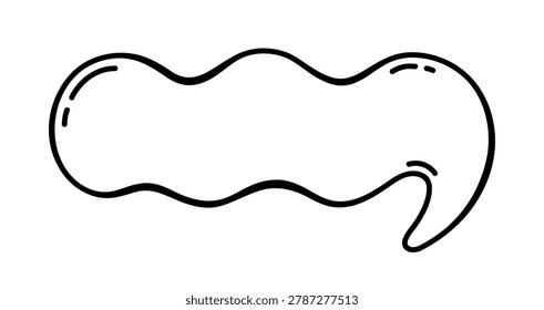Word balloon vector illustration