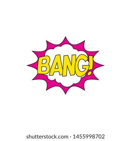 Word Bang Retro Comic Explosion Cloud Stock Vector (Royalty Free ...