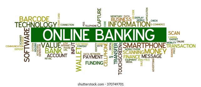 Word cloud concept with words related to mobile and digital payment, online payment, online fraud, e-commerce and m-commerce, digital wallet and related digital services