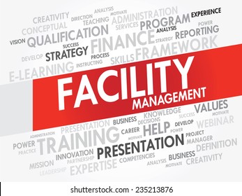 Word Cloud Facility Management Related Items Stock Vector (Royalty Free ...